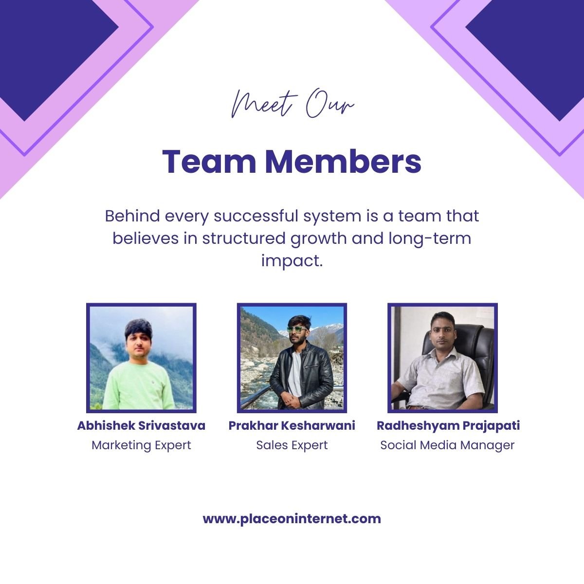 purple and white modern new team members linkedin post (2)